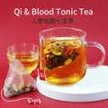 Qi & Blood Tonic Tea Bags – Nourishes Blood, Boosts Energy & Vitality – Formulated with Ginseng, Longan & 7 Medicinal & Edible Herbs – Smooth, Sweet & Mellow – Wellness Tea