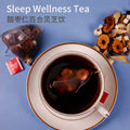 Sleep Wellness Tea Bags – Improves Sleep Quality & Promotes Relaxation – Formulated with 10 Medicinal & Edible Herbs – Smooth, Sweet & Mellow – Wellness Tea