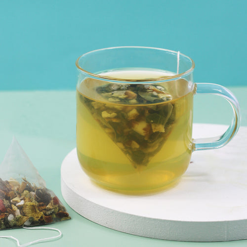 身体轻盈茶包 – 改善痰湿体质 – 缓解肥胖与沉重感 – 13种药食同源草本精制而成 – 顺滑甘醇 -养生茶