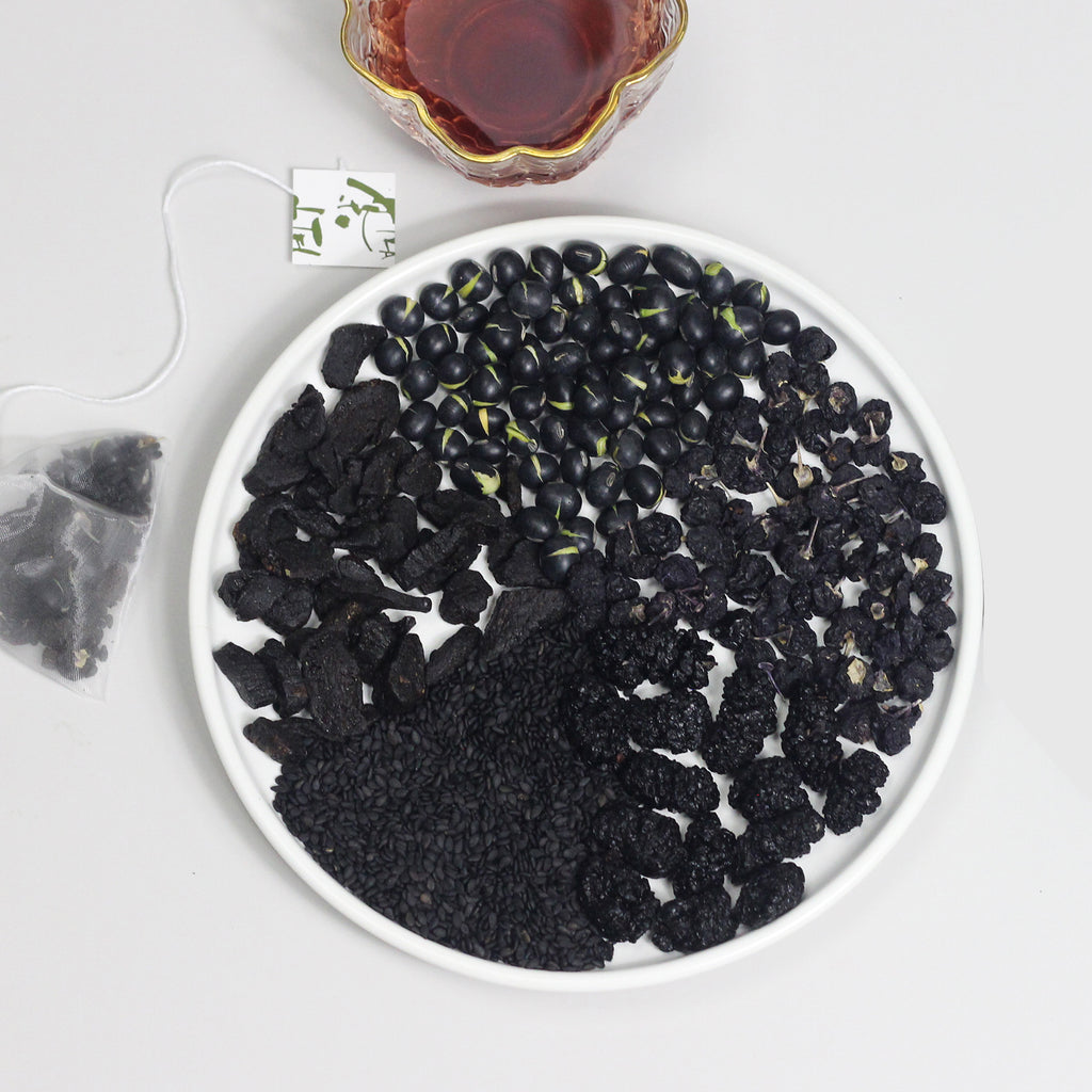 Healthy Hair Tea Bags – Nourishes Scalp, Prevents Gray Hair & Hair Loss – Formulated with 5 Medicinal & Edible Herbs – Naturally Caffeine-Free – Smooth & Mellow – Wellness Tea