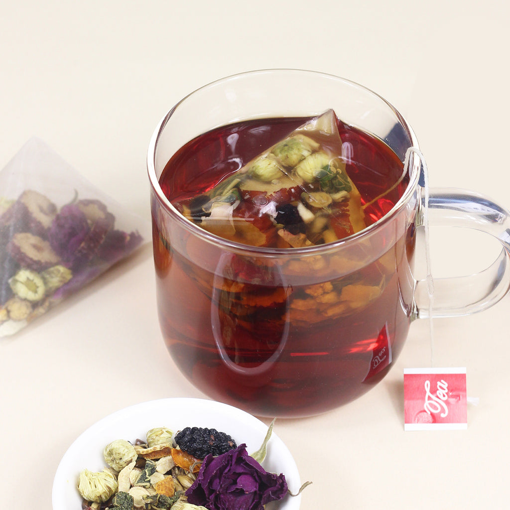 舒悦茶包 – 调理气郁体质 – 疏肝理气，改善气郁 – 14种药食同源草本复方 – 清香甘醇 – 养生茶