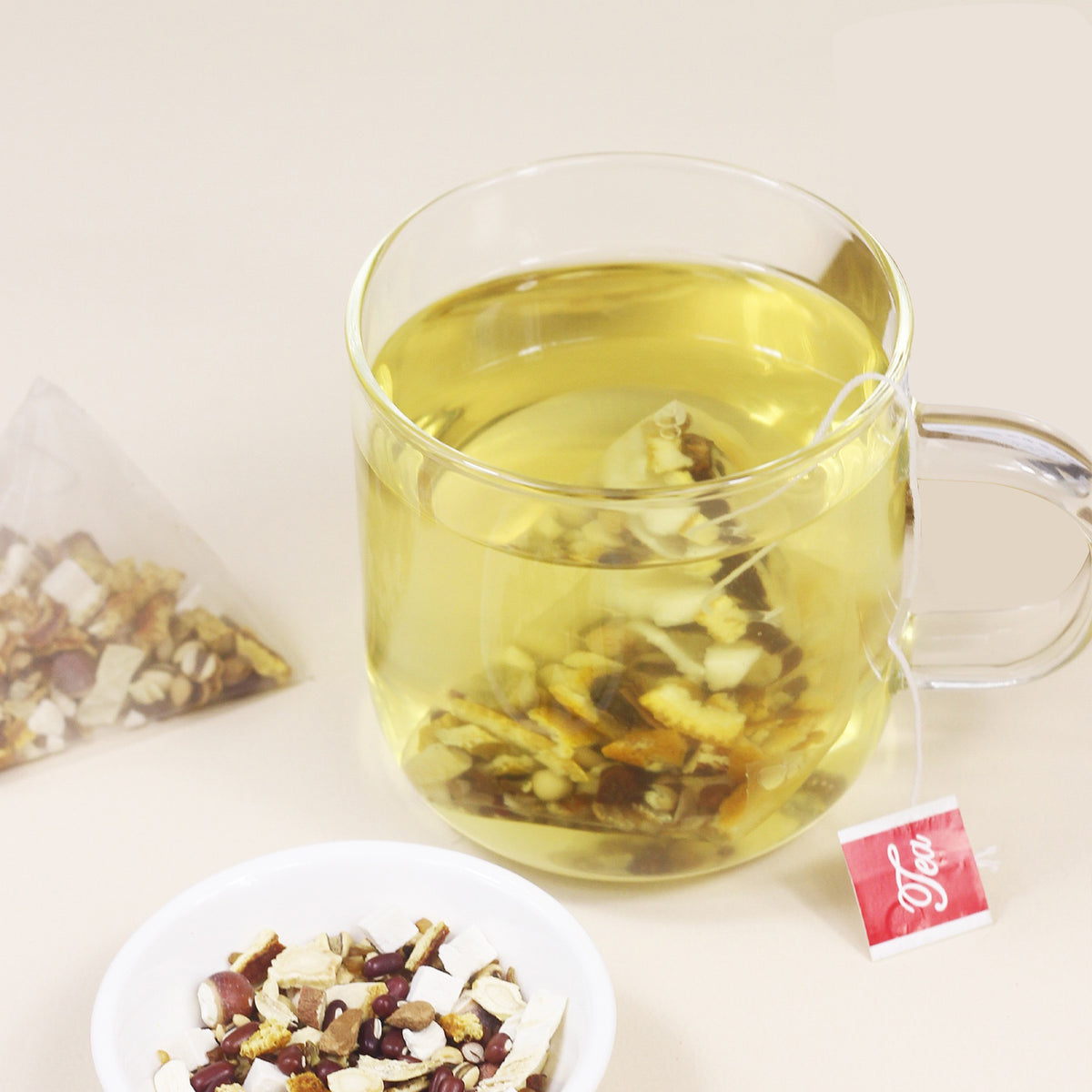 温阳祛湿茶包 – 温阳化寒，祛除湿气 – 13种药食同源草本精制而成 – 顺滑甘醇 – 养生茶