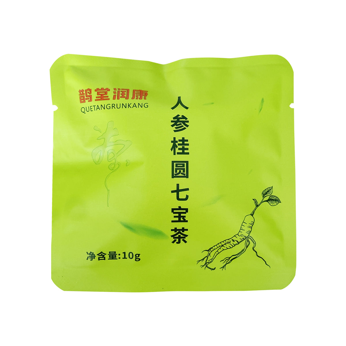 Qi & Blood Tonic Tea Bags – Nourishes Blood, Boosts Energy & Vitality – Formulated with Ginseng, Longan & 7 Medicinal & Edible Herbs – Smooth, Sweet & Mellow – Wellness Tea